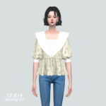Big C Sailor Blouse at Marigold
