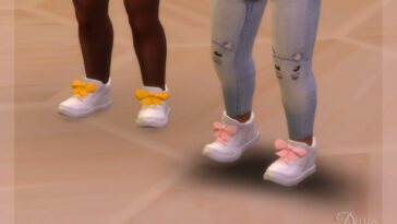 Bow Sneakers Toddler by Dissia at TSR