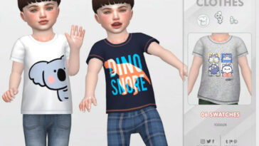 Cartoon’s Shirt 01 for Toddler by remaron at TSR