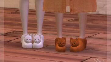 Cat Slippers by Dissia at TSR