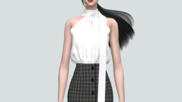 Chiffon OS Blouse V2 at Marigold