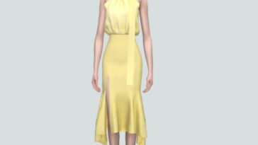 Chiffon OS Blouse With Midi Skirt V2 at Marigold