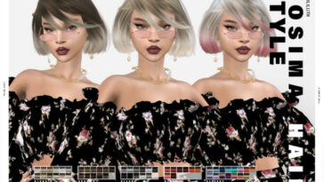 Cosima Hairstyle by Leah Lillith at TSR