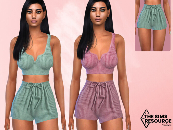 Cotton Sleeping Shorts by Saliwa at TSR