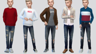 Craig Denim Jeans Boys by McLayneSims at TSR