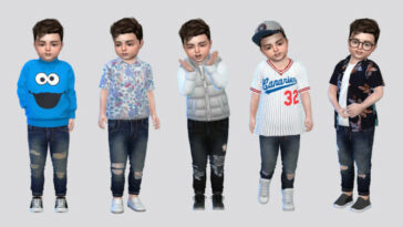 Craig Denim Jeans Toddler by McLayneSims at TSR
