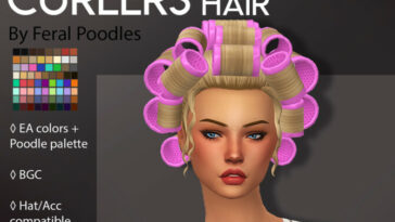 Curlers Hair by feralpoodles at TSR