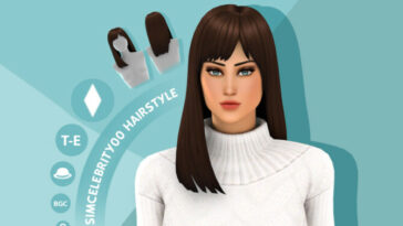 Dakota Hairstyle by simcelebrity00 at TSR