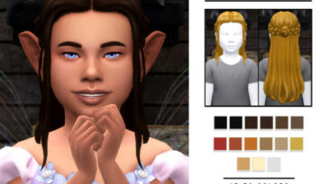Dark Elf Hairstyle by OranosTR at TSR