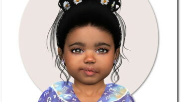 Designer Silk Pyama for Toddler Girls and Boys at Sims4-Boutique