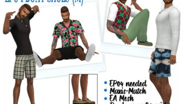 EP04 BOAT SHOES (M) at Sims4Sue