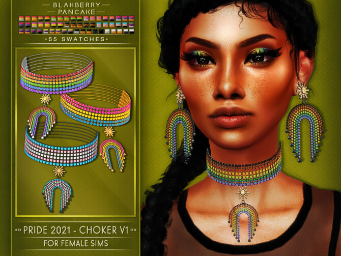 Earrings & Chokers Pride 2021 at Blahberry Pancake