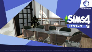 Eetkamer Dining Room by Cicada at Mod The Sims 4