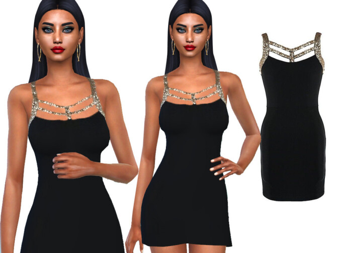 Elegant Embellished Dress by Saliwa at TSR