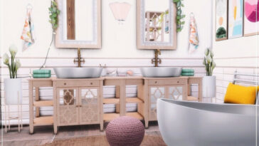 Ellie Bathroom by MychQQQ at TSR