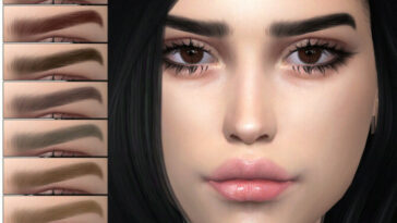 Eyebrows N120 by Seleng at TSR