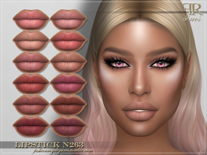 FRS Lipstick N263 by FashionRoyaltySims at TSR
