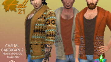 Fall21 Casual Cardigan 2 by SimmieV at TSR
