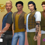 Fall21 Casual Vest by SimmieV at TSR