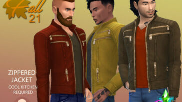 Fall21 Zipper Jacket by SimmieV at TSR