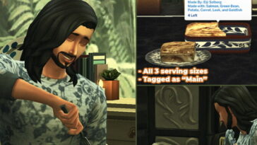 Fish Pie Custom Recipe by RobinKLocksley at Mod The Sims 4