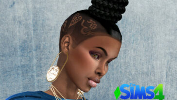 Fun Bun Hairstyle by drteekaycee at TSR
