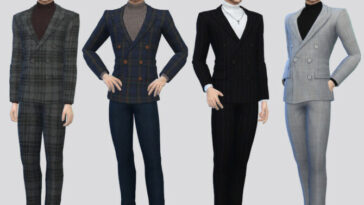 Giallo Turtleneck Suit by McLayneSims at TSR