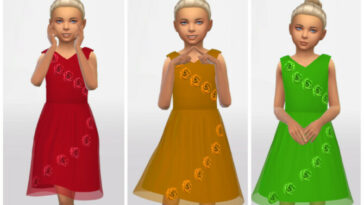 Girl’s Dress 0530 by ErinAOK at TSR