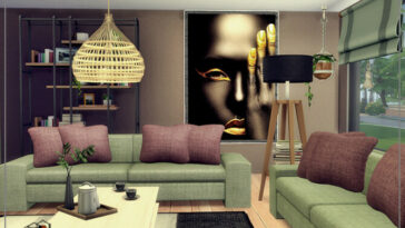 Gold Lux-Livingroom by Danuta720 at TSR