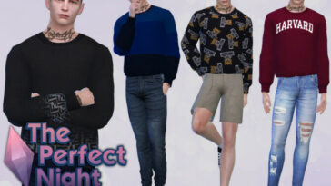 Granz Tucked Sweater by McLayneSims at TSR