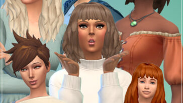 Hair Pack updated with 6 new swatches at Standardheld