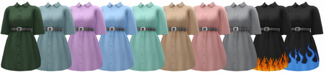 Headline Shirt Dress at Trillyke