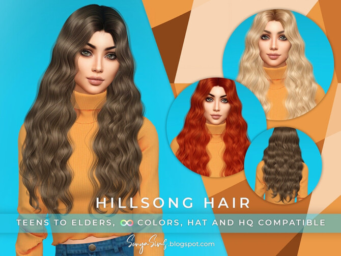 Hillsong Hair by SonyaSimsCC at TSR