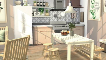 IKEA inspired Dining and Kitchen Room by Flubs79 at TSR