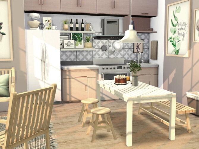 IKEA inspired Dining and Kitchen Room by Flubs79 at TSR