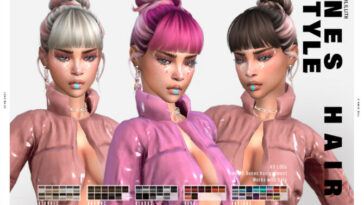 Ines Hairstyle by Leah Lillith at TSR