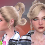 J260 Jackpot hair (P) at Newsea Sims 4