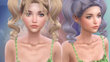 J261 CreamSoda hair (P) at Newsea Sims 4