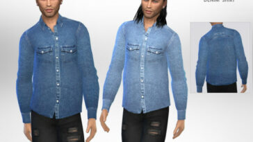 Jacob Denim Shirt by Puresim at TSR