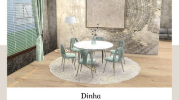 Jeanette Dining Set at Dinha Gamer