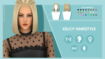 Kelcy Hairstyle by simcelebrity00 at TSR