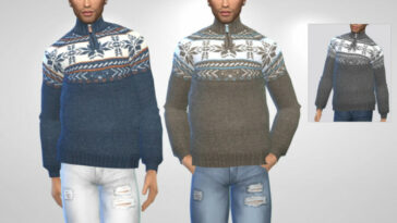 Knited Pullover by Puresim at TSR
