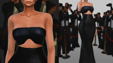 Kylie Jenner Dress DO133 by D.O.Lilac at TSR