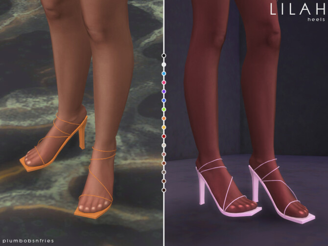 LILAH heels by Plumbobs n Fries at TSR