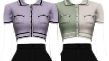 LYDIA short sleeve knitted cardigan top at Simpliciaty