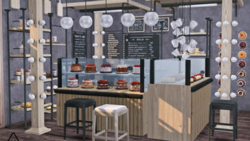 Laila furniture set for bakery by soloriya at TSR