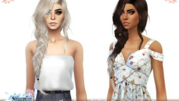 LeahLillith Pearl Hair Retexture + Ombre at Shimydim Sims