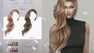 Long wavy hair for female by S-Club at TSR