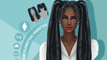 Luna Hairstyle by simcelebrity00 at TSR