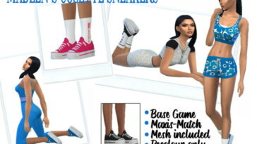 MADLEN’S COSETTE SNEAKERS at Sims4Sue